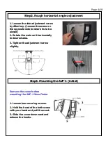 Preview for 4 page of Optex REDWALL-V Adjustment Procedures Manual