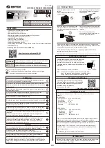 Preview for 1 page of Optex RLS-50100V Important Product Information