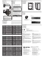 Preview for 2 page of Optex RXC-RST Installation Instructions