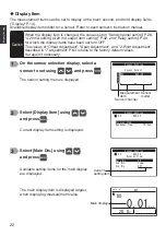 Preview for 22 page of Optex SC-U1 Operation Manual