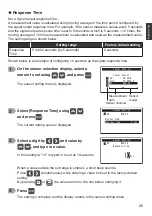 Preview for 25 page of Optex SC-U1 Operation Manual