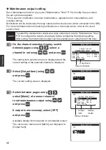 Preview for 46 page of Optex SC-U1 Operation Manual