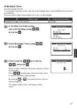 Preview for 57 page of Optex SC-U1 Operation Manual