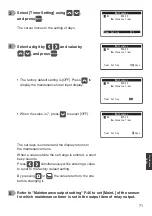 Preview for 71 page of Optex SC-U1 Operation Manual