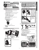 Preview for 1 page of Optex SIP-3020/5 Installation Instructions Manual