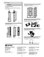 Preview for 12 page of Optex Smart Line SL-350 QFR Installation Instructions Manual