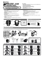 Optex TD-20U Installation Instructions preview