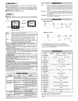 Preview for 2 page of Optex Thermo-Hunter BA-30TA User Manual