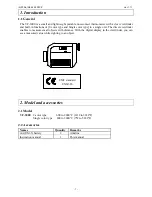 Preview for 5 page of Optex THERMO-HUNTER  VF-3000 Instruction Manual