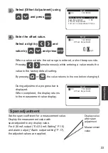 Preview for 23 page of Optex TS-1000-D Instruction Manual