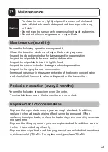 Preview for 33 page of Optex TS-1000-D Instruction Manual