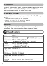 Preview for 34 page of Optex TS-1000-D Instruction Manual