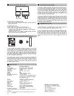 Preview for 2 page of Optex TX-460 Installation Manual