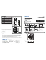 Preview for 1 page of Optex WNX-40HW Installation Instructions