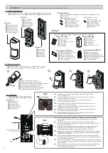 Preview for 2 page of Optex WX Infinity Series Installation Instructions Manual