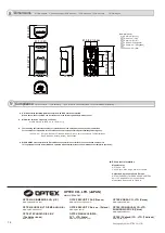 Предварительный просмотр 12 страницы Optex WX Shield Series Installation Instructions Manual