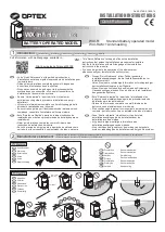 Optex WXI-R Installation Instructions Manual preview