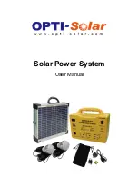 Предварительный просмотр 1 страницы opti-solar MSS-20 Super User Manual