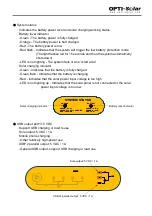 Предварительный просмотр 5 страницы opti-solar MSS-20 Super User Manual