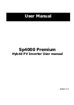 Preview for 1 page of opti-solar Sp4000 Premium User Manual