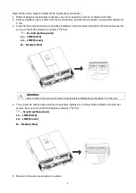 Preview for 10 page of opti-solar SP5000 Power-M User Manual