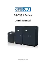 OPTI-UPS DS 100KC33 II User Manual preview