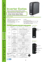 OPTI-UPS Inverter Series IS1050 Specifications preview