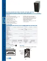 OPTI-UPS On Line UPS Series DS10000B Specifications preview