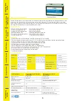 OPTI-UPS Silicone Power Battery Specifications preview