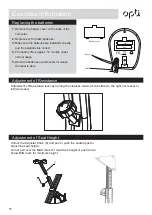 Preview for 16 page of OPTi 607/7051 Assembly & User Instructions