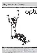 Предварительный просмотр 1 страницы OPTi 619/5775 Assembly & User Instructions