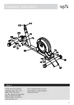 Предварительный просмотр 9 страницы OPTi 619/5775 Assembly & User Instructions