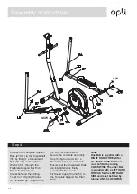 Предварительный просмотр 12 страницы OPTi 619/5775 Assembly & User Instructions