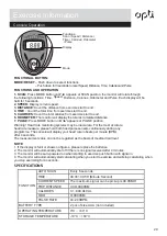 Предварительный просмотр 21 страницы OPTi 619/5775 Assembly & User Instructions