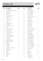 Предварительный просмотр 26 страницы OPTi 619/5775 Assembly & User Instructions