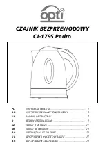 OPTi CJ-1795 Pedro Instruction Manual preview