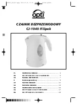 Preview for 1 page of OPTi Filipek CJ-1040 Manual Instruction