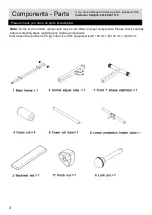 Preview for 4 page of OPTi SIT UP BENCH Assembly & User Instructions