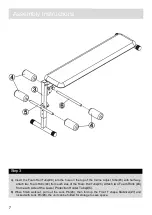 Preview for 8 page of OPTi SIT UP BENCH Assembly & User Instructions