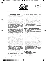 Preview for 6 page of OPTi WT-2423 Operating Instructions Manual