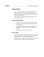 Preview for 9 page of Optibase MGW 2000e Quick Start Manual