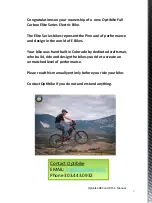 Preview for 2 page of Optibike Elite R15C Owner'S Manual