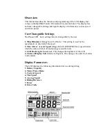 Preview for 2 page of Optibike Pioneer Programming Manual