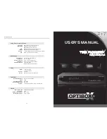 Preview for 1 page of Optibox tscx pvr ready User Manual