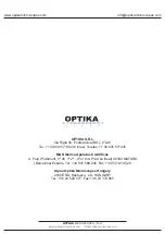 Preview for 10 page of Optica CLD-01 Operation Manual