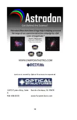 Preview for 16 page of Optical Structures Astrodon MonsterMOAG MMOAG-1 Manual