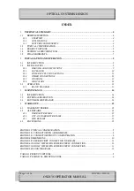 Preview for 3 page of Optical Systems Design OSD136 Operator'S Manual