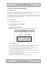 Preview for 9 page of Optical Systems Design OSD136 Operator'S Manual