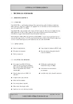 Preview for 4 page of Optical Systems Design OSD139HS Operator'S Manual