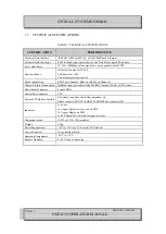 Preview for 6 page of Optical Systems Design OSD2139 Series Operator'S Manual